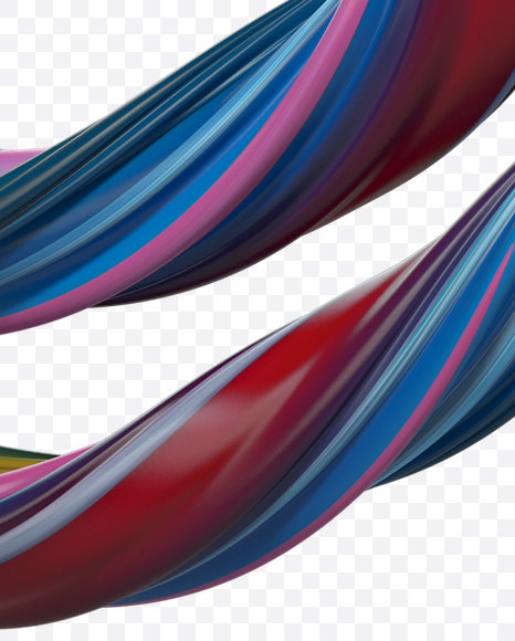 3 from Color Twist Font on Yellow Images Creative Fonts - S20855