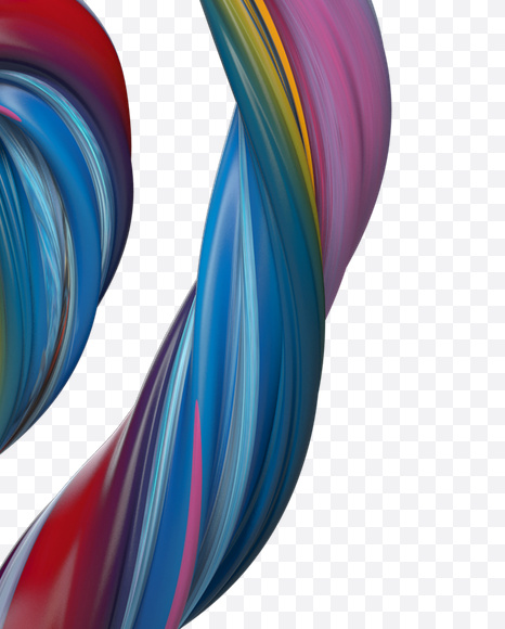 6 from Color Twist Font on Yellow Images Creative Fonts - S20858