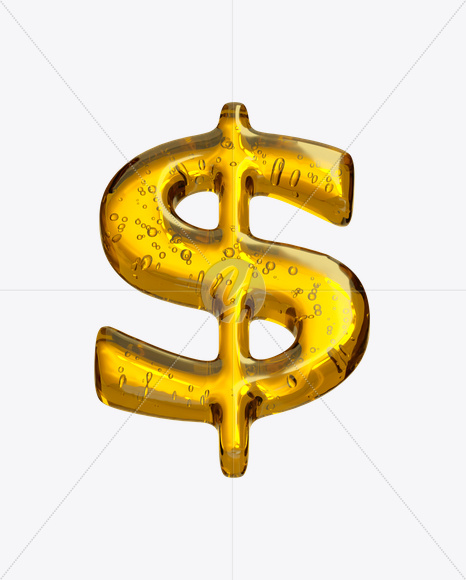 $ from Beer Font on Yellow Images Creative Fonts - S20955