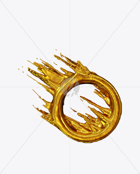 circle symbol from Golden Wind Font on Yellow Images Creative Fonts - S21067