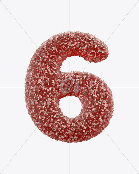 6 from Sugar Candy Font on Yellow Images Creative Fonts - S21190