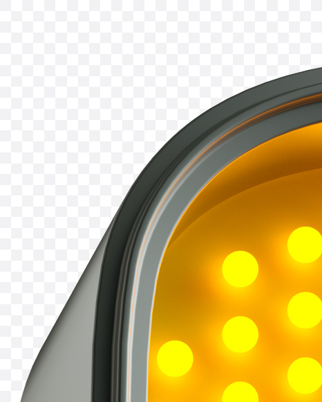 9 from Yellow LED on Yellow Images Creative Fonts - S21237