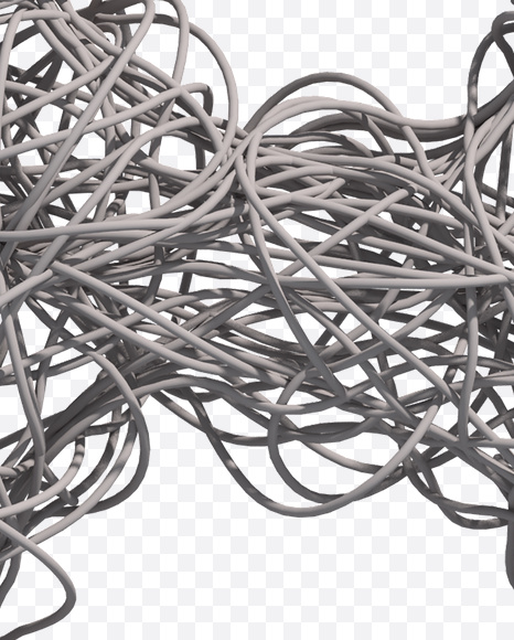 8 from Clew Wire Font on Yellow Images Creative Fonts - S21596