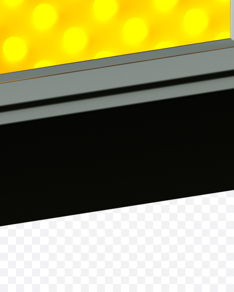 6 from Pixel LED Font on Yellow Images Creative Fonts - S21639