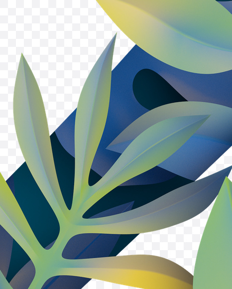 2 from Paper Jungle Font on Yellow Images Creative Fonts - S21680