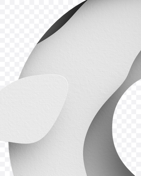 Letter S from Paper Waves Font on Yellow Images Creative Fonts - S21715