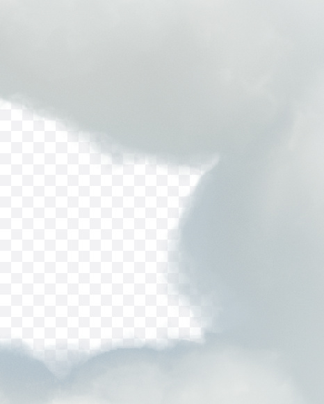 Letter P from White Cloud Font on Yellow Images Creative Fonts - S21927