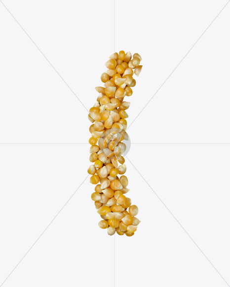 ( from Corn Font on Yellow Images Creative Fonts - S22044