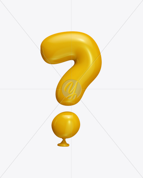 ? from Yellow Balloon Font on Yellow Images Creative Fonts - S22257