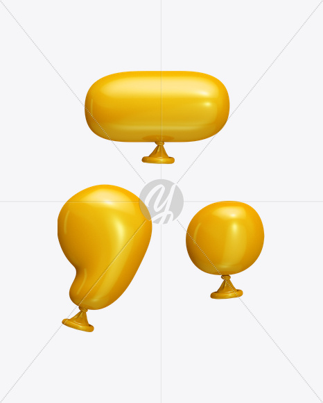 Punctuation marks from Yellow Balloon Font on Yellow Images Creative Fonts - S22262