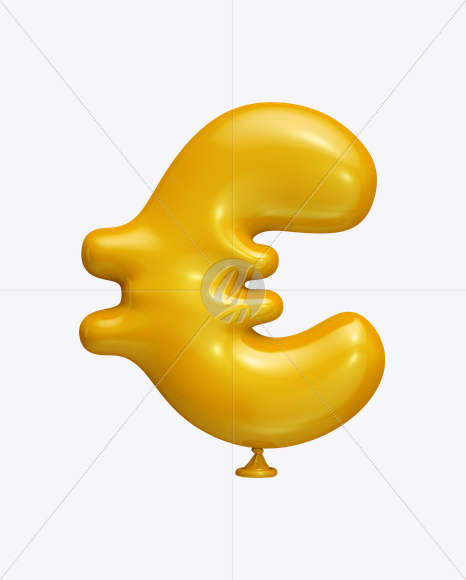 euro from Yellow Balloon Font on Yellow Images Creative Fonts - S22259