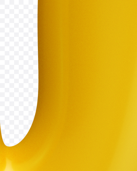 Letter V from Yellow Balloon Font on Yellow Images Creative Fonts - S22241