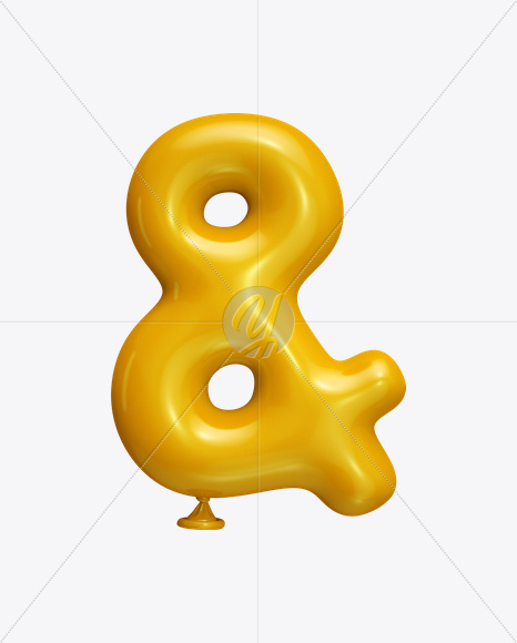 &-1 from Yellow Balloon Font on Yellow Images Creative Fonts - S22260