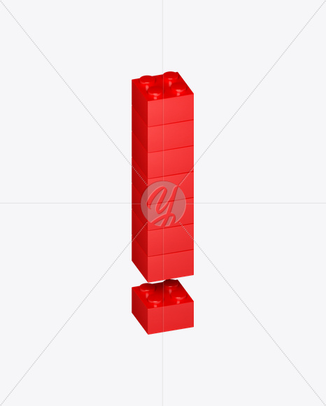 ! from Lego Red Font on Yellow Images Creative Fonts - S22721