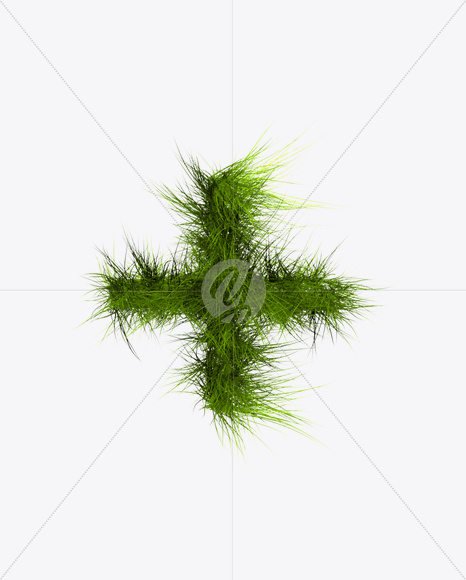 + from Grass Font on Yellow Images Creative Fonts - S22807