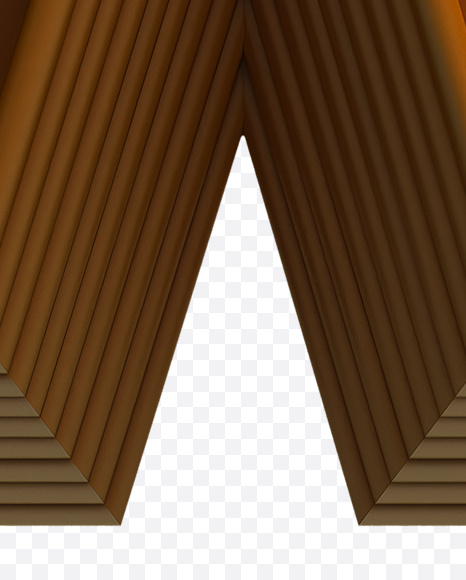 Letter W from Triumph Font on Yellow Images Creative Fonts - S22833