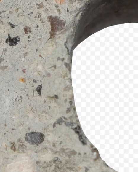 6 from Gray Concrete Font on Yellow Images Creative Fonts - S23012