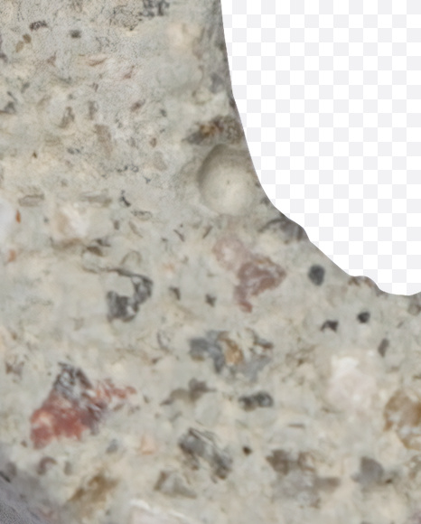 0 from Gray Concrete Font on Yellow Images Creative Fonts - S23016