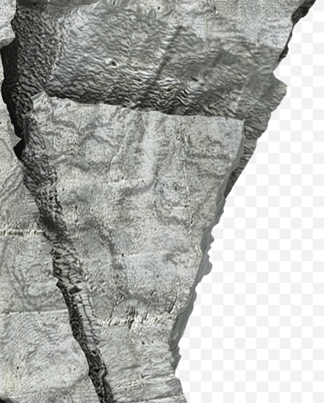 Letter X from Concrete Rock Font on Yellow Images Creative Fonts - S23170