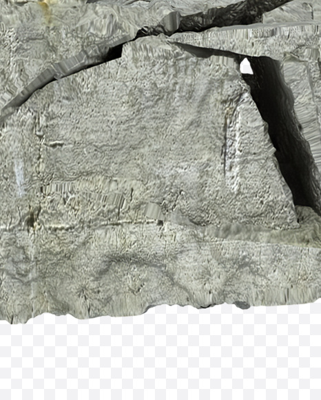 Letter Z from Concrete Rock Font on Yellow Images Creative Fonts - S23172