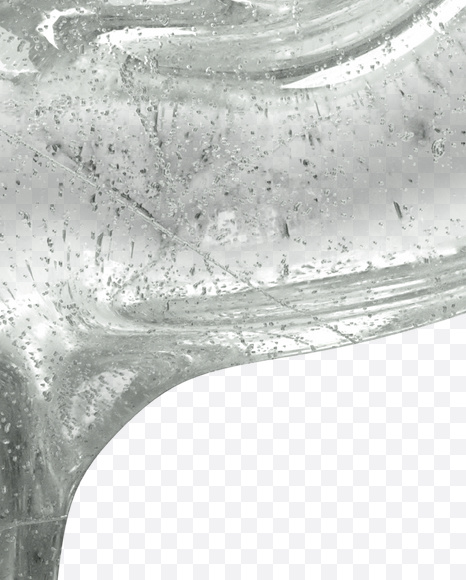 Letter P from Ice Water Melt Font on Yellow Images Creative Fonts - S23442