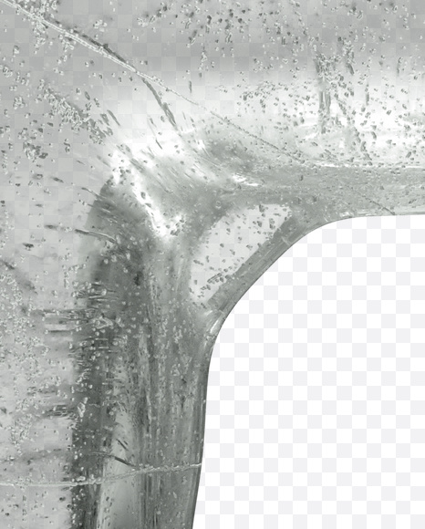 Letter H from Ice Water Melt Font on Yellow Images Creative Fonts - S23434