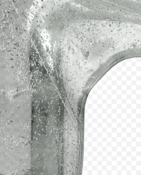 Letter D from Ice Water Melt Font on Yellow Images Creative Fonts - S23430