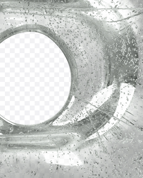 Letter B from Ice Water Melt Font on Yellow Images Creative Fonts - S23428