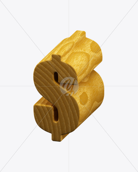 $ from Woodcut Font on Yellow Images Creative Fonts - S23687