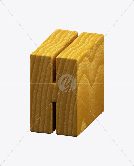 Letter H from Woodcut Font on Yellow Images Creative Fonts - S23654