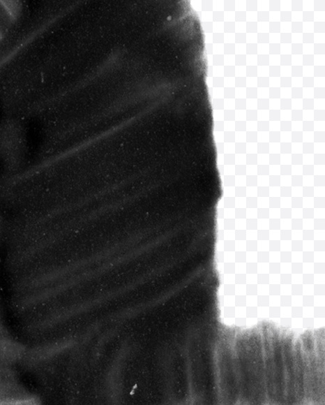 Letter L from Black brush Font on Yellow Images Creative Fonts - S23703