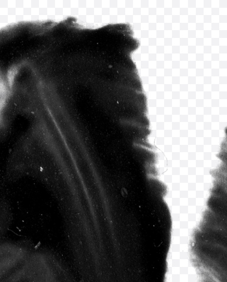 Letter K from Black brush Font on Yellow Images Creative Fonts - S23702