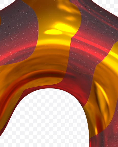 3 from Christmas Ball Yellow Font on Yellow Images Creative Fonts - S23762