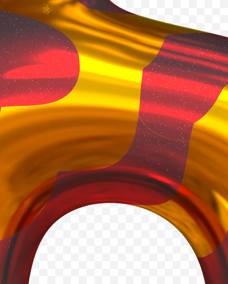 Letter R from Christmas Ball Yellow Font on Yellow Images Creative Fonts - S23751