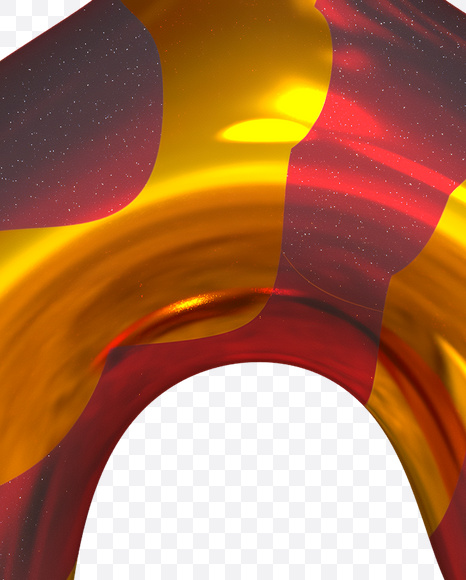 Letter G from Christmas Ball Yellow Font on Yellow Images Creative Fonts - S23740