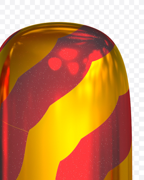 Letter U from Christmas Ball Yellow Font on Yellow Images Creative Fonts - S23754