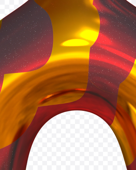 Letter C from Christmas Ball Yellow Font on Yellow Images Creative Fonts - S23736