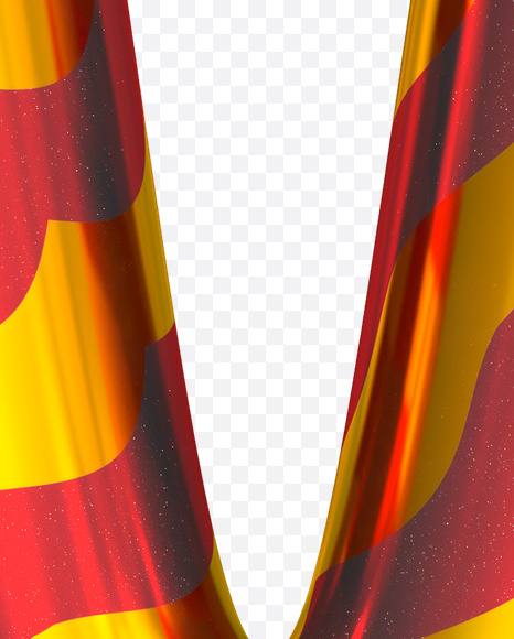 Letter V from Christmas Ball Yellow Font on Yellow Images Creative Fonts - S23755