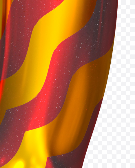 Letter Q from Christmas Ball Yellow Font on Yellow Images Creative Fonts - S23750