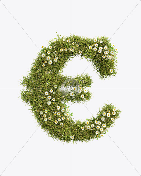 euro from Daisy Font on Yellow Images Creative Fonts - S23818