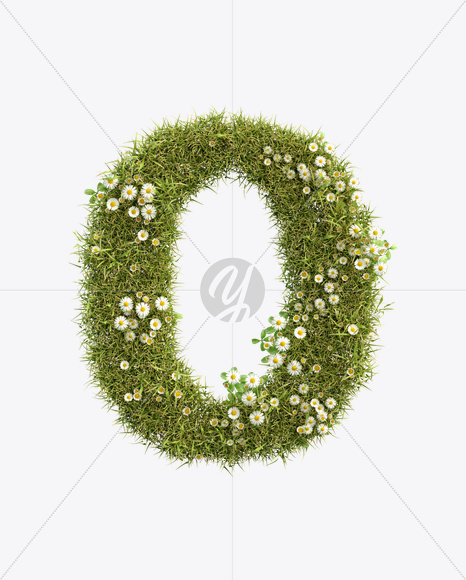 0 from Daisy Font on Yellow Images Creative Fonts - S23812