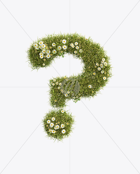 ? from Daisy Font on Yellow Images Creative Fonts - S23814