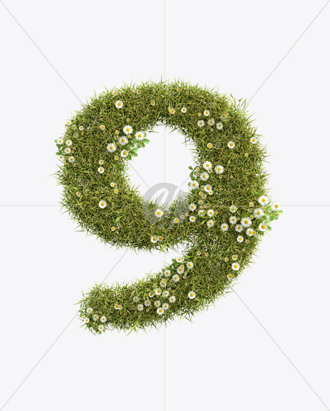 9 from Daisy Font on Yellow Images Creative Fonts - S23811