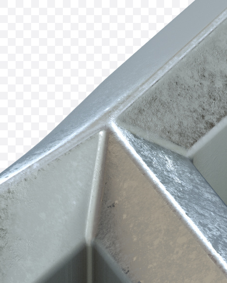 Letter K from Metal Bevel Font on Yellow Images Creative Fonts - S23876