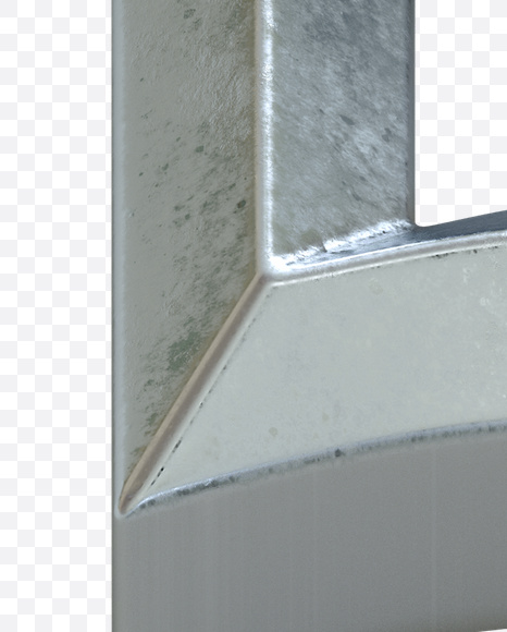 5 from Metal Bevel Font on Yellow Images Creative Fonts - S23896