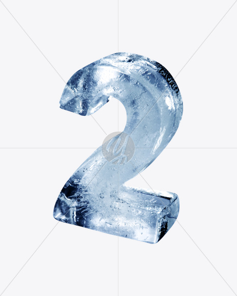 2 from Ice Rotation Font on Yellow Images Creative Fonts - S24055