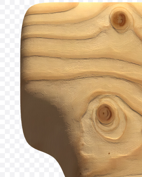 Letter W from Wooden Font on Yellow Images Creative Fonts - S24294