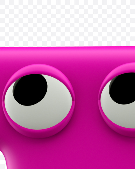 Letter I from ABC Character Font on Yellow Images Creative Fonts - S24466