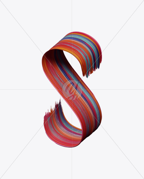 Letter S from Masterpiece Font on Yellow Images Creative Fonts - S24688