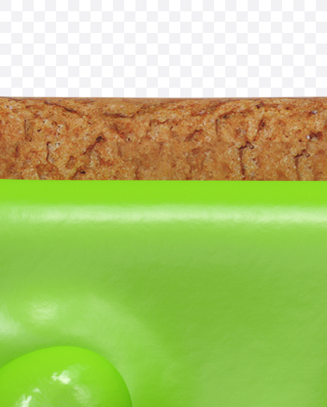 Letter E from I Like Cookies Font on Yellow Images Creative Fonts - S24806